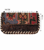 جزدان كروت بنقوش هندسية وألوان مختلفة