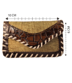 جزدان نقود بنقوش هندسية وألوان مختلفة