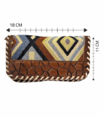 جزدان كروت بنقوش هندسية وألوان مختلفة