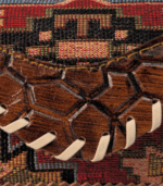 ⁦جزدان نقود بنقوش هندسية وألوان مختلفة⁩ - الصورة ⁦2⁩