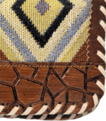 ⁦جزدان كروت بنقوش هندسية وألوان مختلفة⁩ - الصورة ⁦2⁩