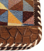 ⁦جزدان كروت بنقوش هندسية وألوان مختلفة⁩ - الصورة ⁦2⁩