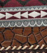 ⁦جزدان كروت بنقوش هندسية وألوان مختلفة⁩ - الصورة ⁦2⁩