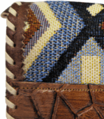 ⁦جزدان كروت بنقوش هندسية وألوان مختلفة⁩ - الصورة ⁦3⁩