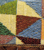 ⁦جزدان كروت بنقوش هندسية وألوان مختلفة⁩ - الصورة ⁦3⁩