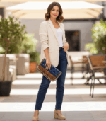 ⁦جزدان كروت بنقوش هندسية وألوان مختلفة⁩ - الصورة ⁦4⁩