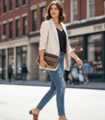 ⁦جزدان كروت بنقوش هندسية وألوان مختلفة⁩ - الصورة ⁦4⁩