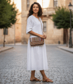 ⁦جزدان كروت بنقوش هندسية وألوان مختلفة⁩ - الصورة ⁦3⁩