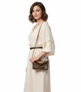 ⁦جزدان نقود بنقوش هندسية وألوان مختلفة⁩ - الصورة ⁦4⁩