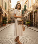 ⁦جزدان نقود بنقوش هندسية وألوان مختلفة⁩ - الصورة ⁦4⁩