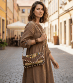 ⁦جزدان نقود بنقوش هندسية وألوان مختلفة⁩ - الصورة ⁦5⁩